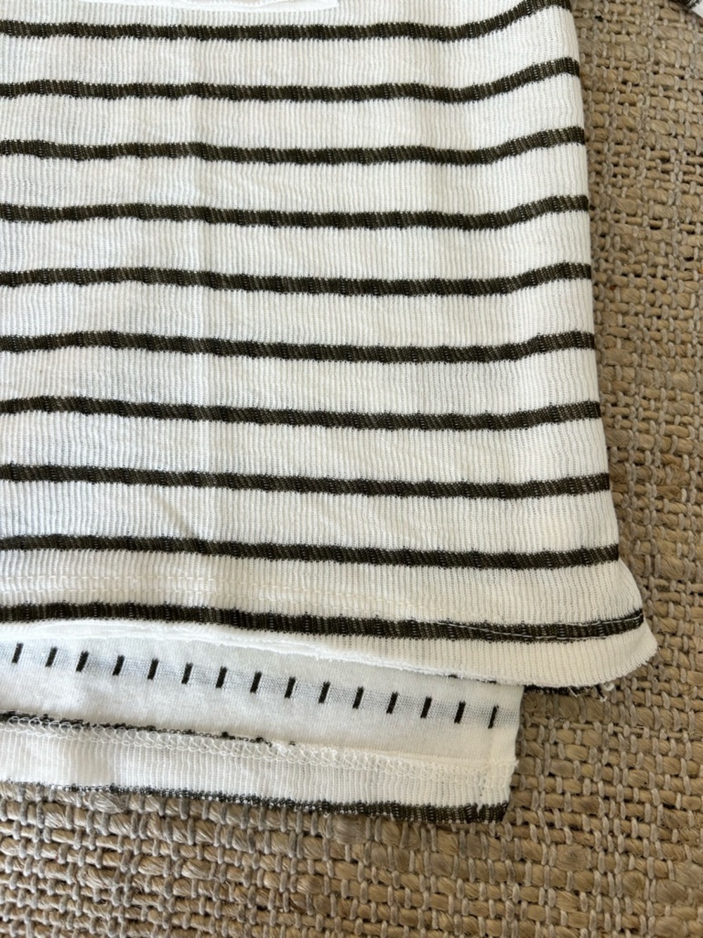 NWOT By Together Relaxed Striped Polo - Picture 9 of 9
